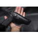 Black Leather Flap OWB Compact Hunting Holster