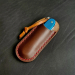 Brown Leather EDC Knife Pouch