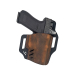 Brown Black Leather Optics Ready OWB Holster
