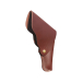 Brown Leather Flap OWB Holster