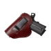 Burgundy Leather IWB Holster With Steel Clip