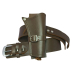 Brown Cowboy Western Revolver Single Gun Holster Belt – Genuine Leather