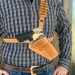 Custom Bridle Leather Chest Holster