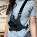 Leather Revolver Chest Holster with Thumb Break Retention