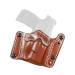 Leather OWB Retention Guard Holster tan leather belt carry holster