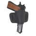 Leather Quick Slide Holster – black cowhide OWB design for full size pistol
