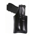 Black Police Duty Holster for 2 1/4 Duty Belt