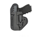 Appendix strong-side optic-ready holster showing front view with Kydex shell and belt clip