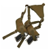 Brown Tactical Double Pistol Underarm Shoulder Holster