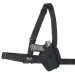Black IBYADO universal chest holster harness, product-only view on white background
