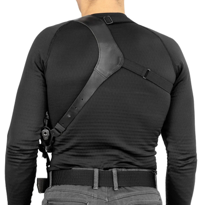 Black Leather Shoulder Holster for TT Tokarev M57