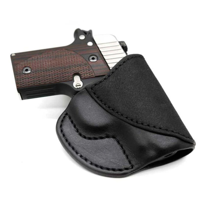 Black Leather Purse Insider Holster