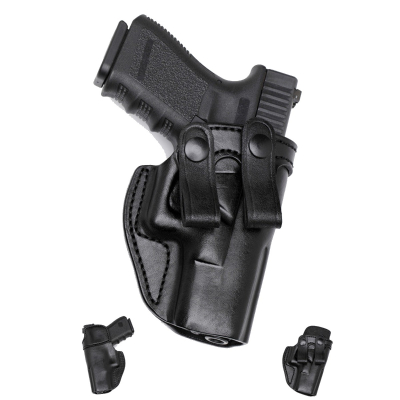 Leather IWB Holster With Belt Straps