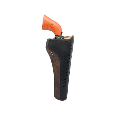 Two Tone Leather OWB Revolver Holster