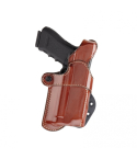 Brown Leather Nightguard Light Bearing Paddle Holster