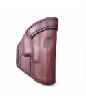 Kimber Micro 9 OWB leather holster front view