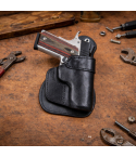 Azula Leather OWB Paddle Concealment Holster Black