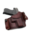 Burgundy Banshee IWB Leather Holster – Tuck Clips