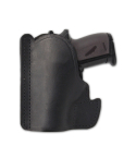 Black Leather Pocket Holster for Micro Pistols