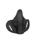 Black Leather Close Contact OWB Holster