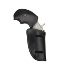 Black Leather Boot And Belt Slide Holster