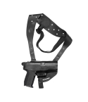 Black Horizontal Shoulder Holster (Thumb Break)