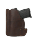 Brown Leather Ambidextrous Pocket Holster
