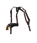 Brown Leather Horizontal Shoulder Holster
