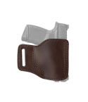 Brown Leather Multi Fit OWB Holster main product image with structured leather body