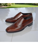Handmade Brown Wingtip Brogues