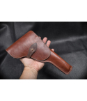 Brown Leather Flap Hunting Holster