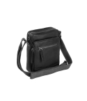 Cognac Birmingham Black Leather Shoulder Bag