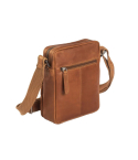 Leather Shoulder Bag Cognac Birmingham