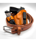 Tan IWB Leather Holster EDC Kit – Belt & Conditioner