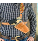 Custom Bridle Leather Chest Holster