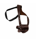 Dark Brown Leather Detective Shoulder Holster