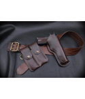 Dark Brown Leather Belt Holster