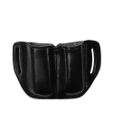 Double Mag Pouch for Single Stack Mags, OWB Magazine Pouch for Belts – Classic Black