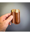 EDC Knife & Flashlight Leather