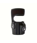 Elastic Ankle Holster with Magazine Pouch – black ankle holster – front product view