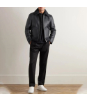 Sherpa Faux Leather Jackets
