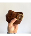 Full-Grain Vegetable-Tanned Leather Belt