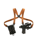 Black Jackass Shoulder Leather Holster for Beretta 92FS / 92F