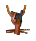 Han Solo Inspired Brown Leather Drop Holster