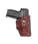 Brown Tuckable Leather IWB Holster (Slide Guard)