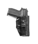 Black Tuckable Leather IWB Holster (Slide Guard)
