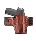 Brown Airflow IWB Leather Holster-Dual Clips