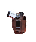 Impressive Handcrafted 9mm Leather Holster – Stylish Cowhide Design 