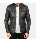 Ionic Black Leather Jacket