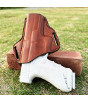 Handcrafted OWB Leather Gun Holster- Custom Hand Molded Full Grain Leather Holster